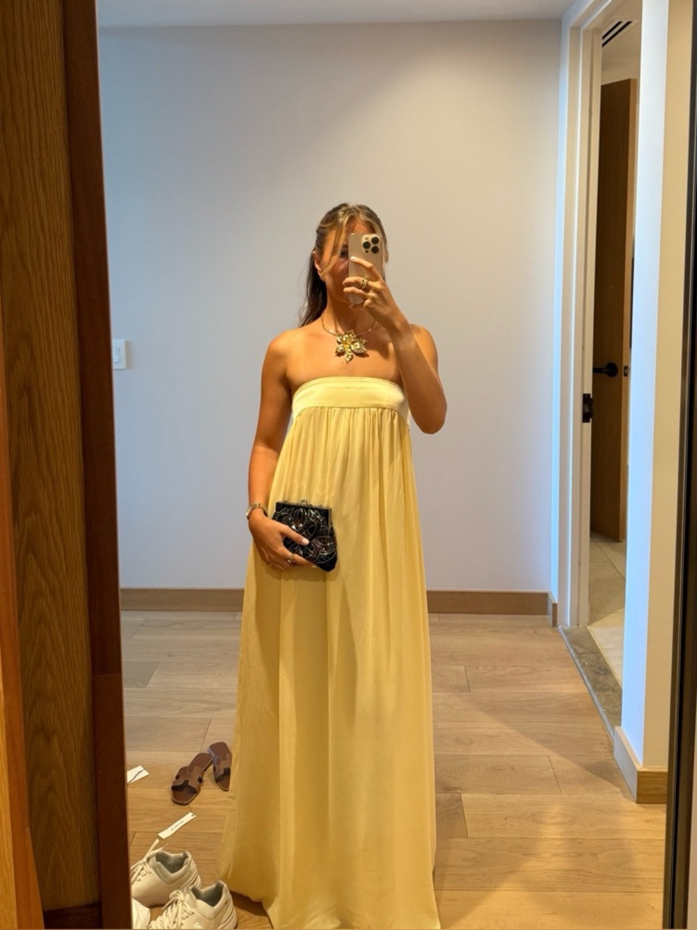REFORMATION Maribelle Dress in Parmesan 0
